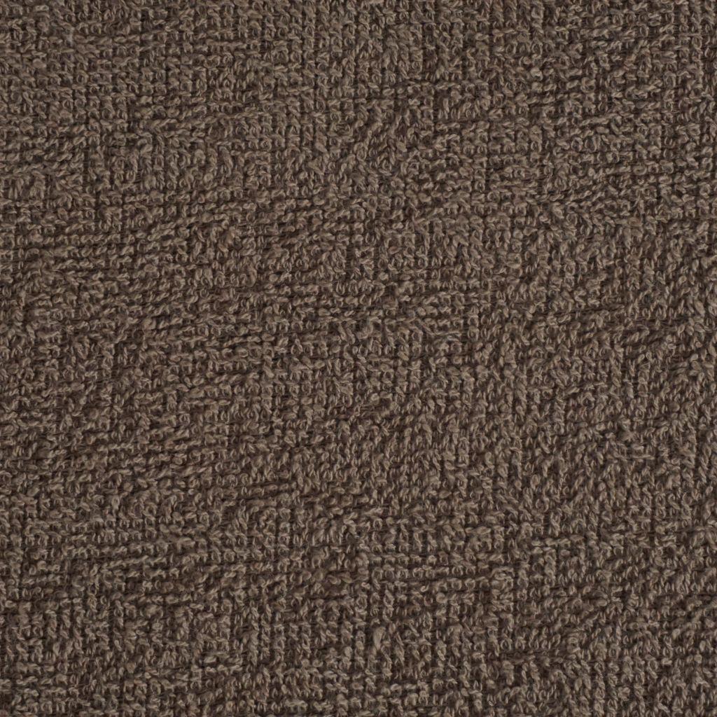 Frotteestoff aus Baumwolle taupe braun